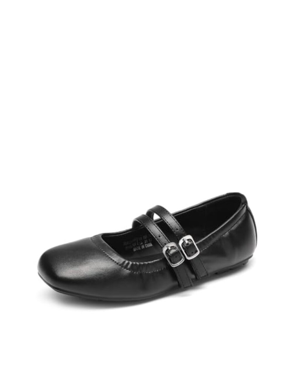 Girls Mary Jane Ballet Flats Faux Leather Memory Foam Dress Shoes